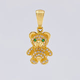 Dije Oso 3.35g / 1 in Oro Amarillo 18K
