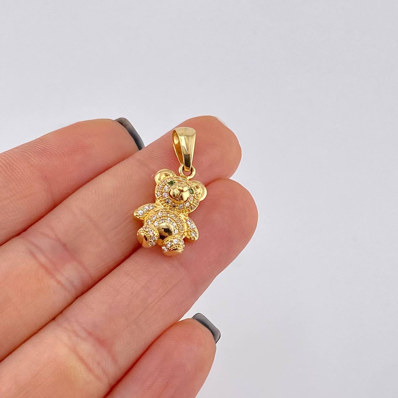 Dije Oso 3.35g / 1 in Oro Amarillo 18K