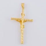 Dije Cruz 1.85g / 2 1/4 in Oro Amarillo 18K