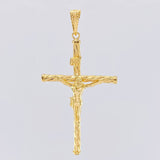 Dije Cruz 1.85g / 2 1/4 in Oro Amarillo 18K