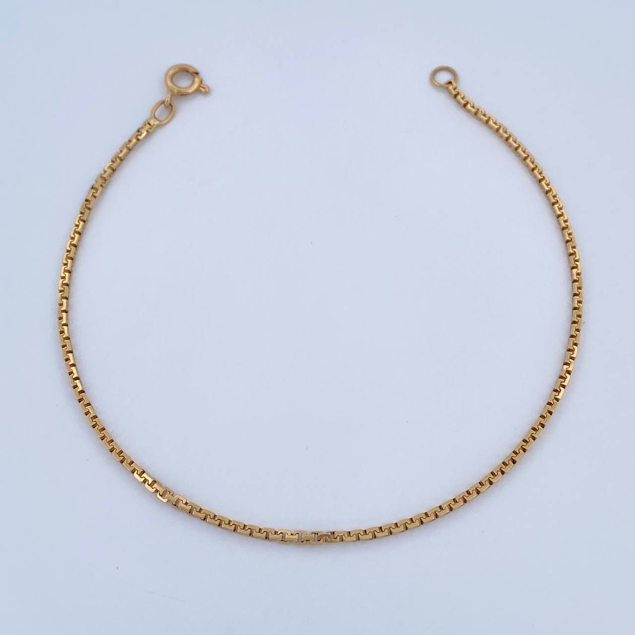 Venetian Bracelet 3.5gr / 20.2cm / 1.3mm Yellow Gold +3 18K $