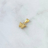 Pendant Butterfly 0.25gr / 1.3cm / Stamped Yellow Gold
