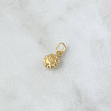 Pendant Sun 0.25 gr / 1.4cm / Stamped Yellow Gold