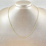Flat Mariner Chain Volga 2.4gr / 17.7in / +3 18K Gold -