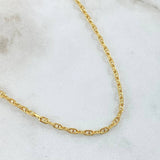 Flat Mariner Chain Volga 6.1gr / 45cm / +3 18K Gold -