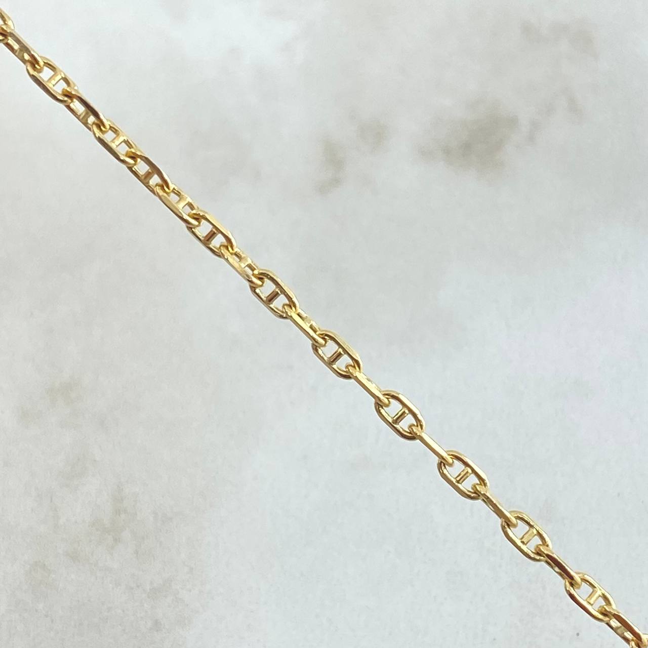 Flat Mariner Chain Volga 6.1gr / 45cm / +3 18K Gold -