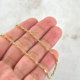 Flat Mariner Chain Volga 6.1gr / 45cm / +3 18K Gold -