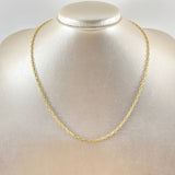 Flat Mariner Chain Volga 6.1gr / 45cm / +3 18K Gold -