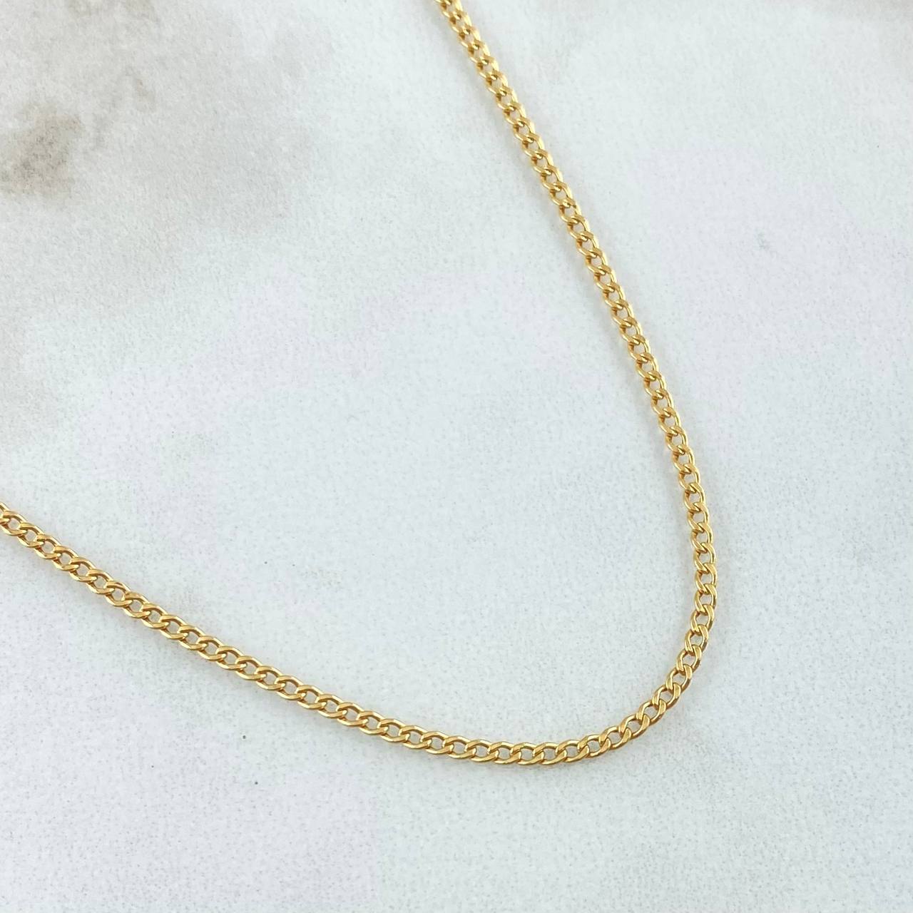 Cuban Links 1.6gr / 60cm / +1 18K Gold -