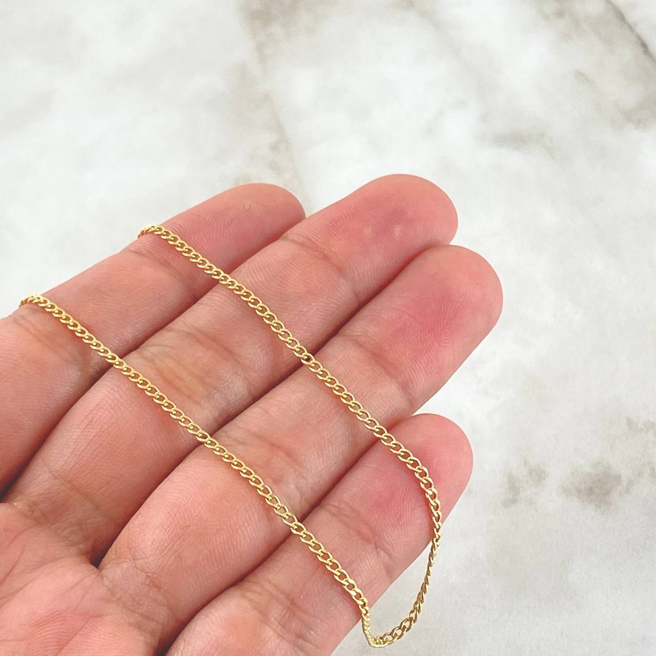 Cuban Links 1.55gr / 60cm / +1 18K Gold -