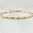 Bracelet Cube Hoop 6.15gr / 8 1/4 in / Three Golds +4 18K ©