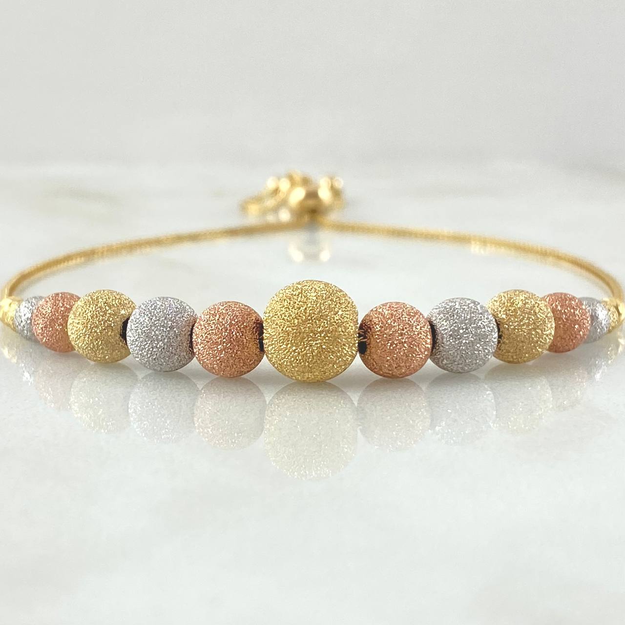 Bracelet Beads Bracelet 3.95gr / 20cm / +4 18K Gold ©