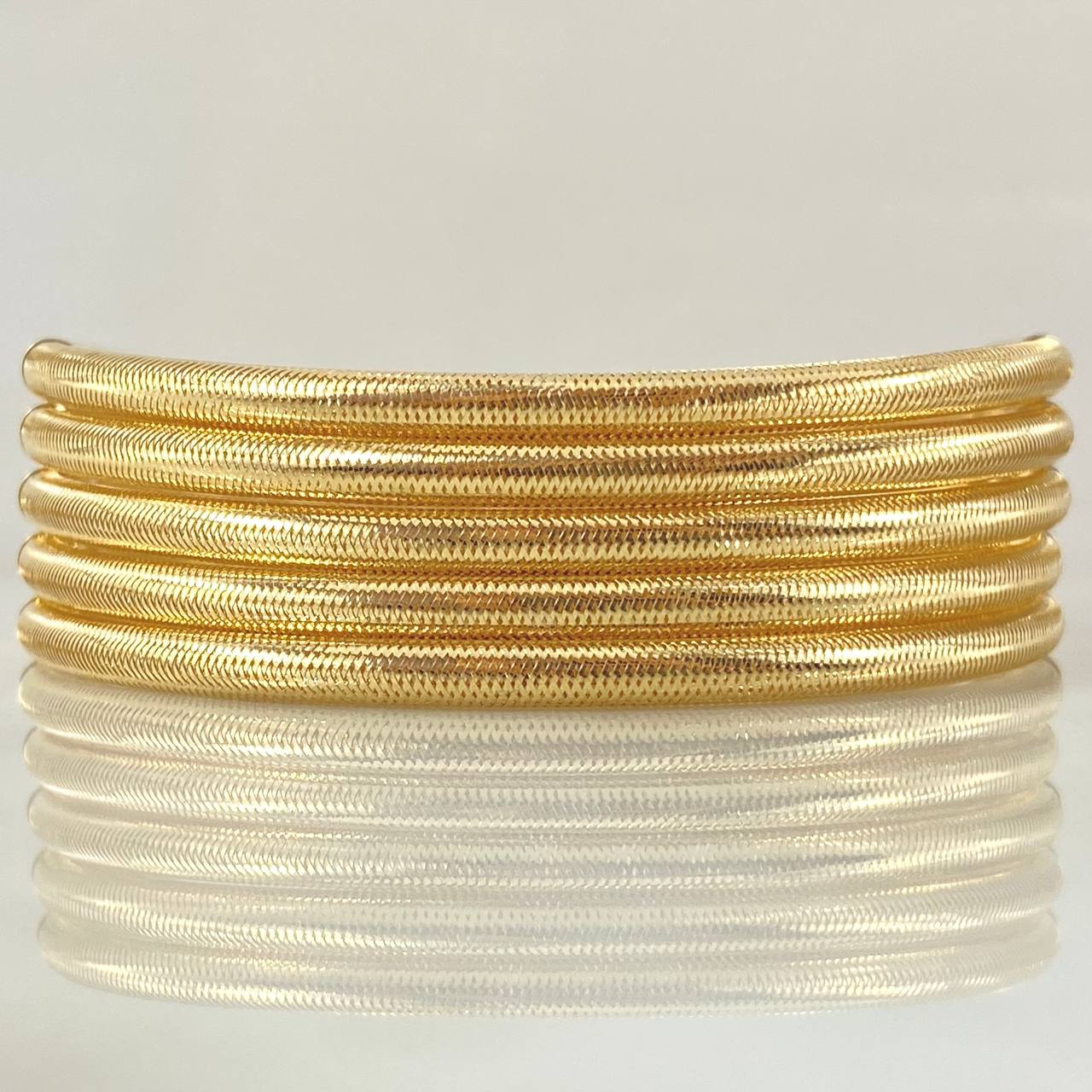 Bracelet Flex 9.3gr / 7.9in-8.7in / +4 18K Gold ©