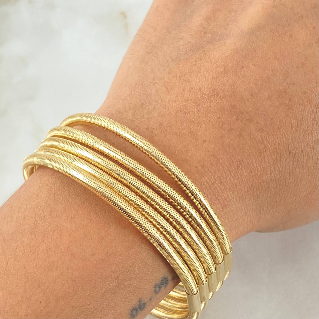 Bracelet Flex 9.3gr / 7.9in-8.7in / +4 18K Gold ©