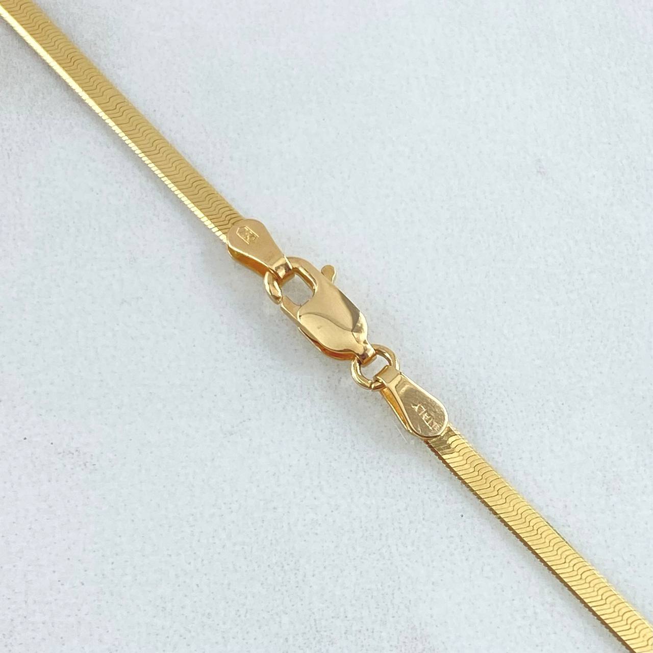 Herringbone Chain 5.55gr / 17.7in / +3 18K Gold