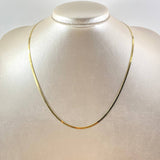 Herringbone Chain 8.4gr / 17.7in / +3 18K Gold -