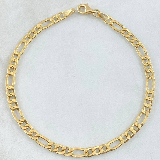 Pulso Figaro 3.55gr / 20cm / +0 Oro 18K