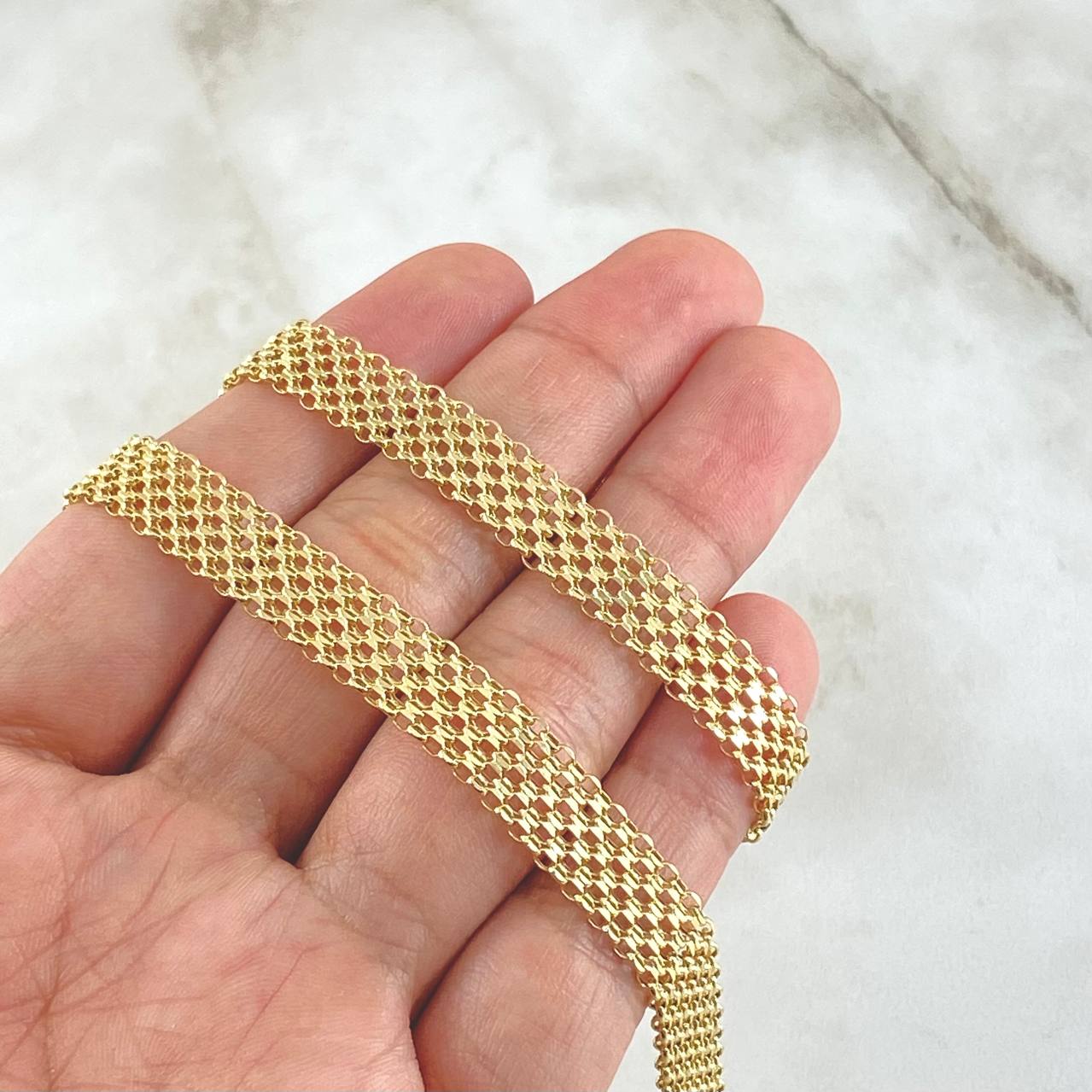 Bismark Chain 11.55gr / 23.6in / +0 18K Gold ©