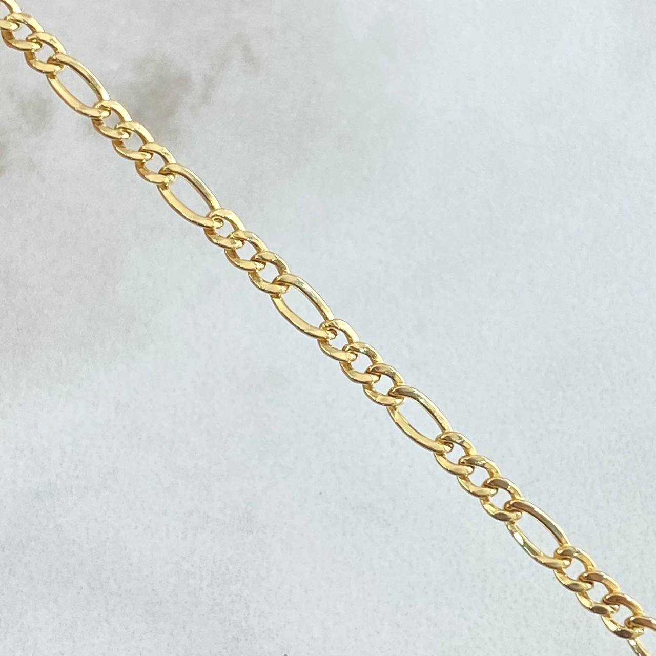 Figaro Chain 3.65gr / 27.6in / +0 18K Gold