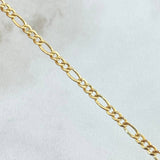 Figaro Chain 3.7gr / 27.6in / +0 18K Gold