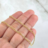 Figaro Chain 3.65gr / 27.6in / +0 18K Gold