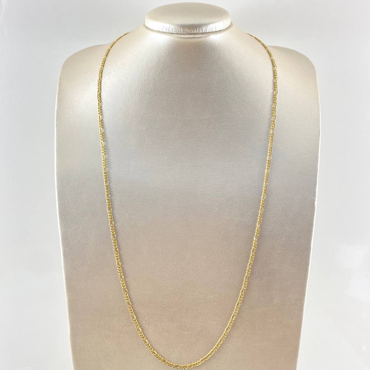 Figaro Chain 3.65gr / 27.6in / +0 18K Gold