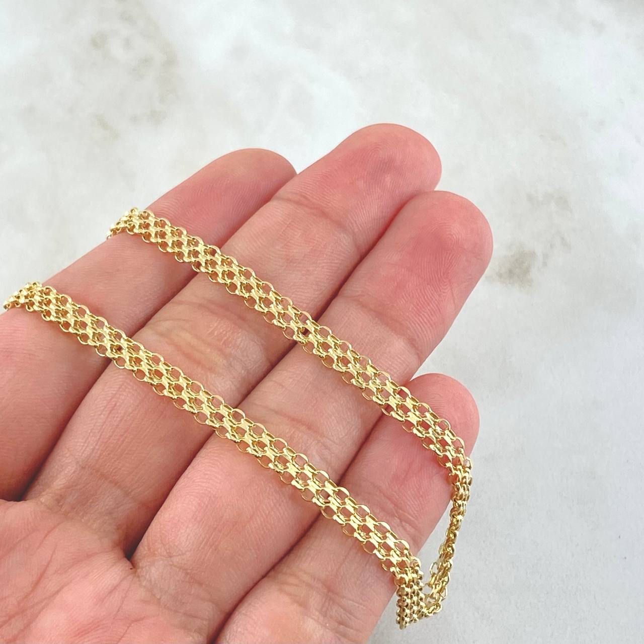 Bismark Chain 4.85gr / 19.7in / +0 18K Gold ©