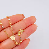 Rosario Virgen Milagrosa 6.75 g / 20 3/4 in / 3.4 mm Tres Oros 18K