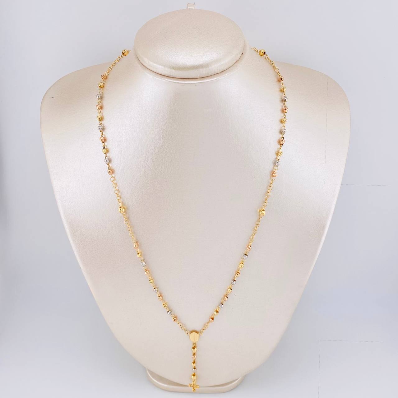 Rosario Virgen Milagrosa 6.75 g / 20 3/4 in / 3.4 mm Tres Oros 18K