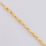 Miraculous Virgin Rosary 10.9 g / 20 3/4 in / 4.5 mm Two-Tone Yellow Rose Gold 18K