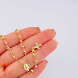 Miraculous Virgin Rosary 7.2 g / 20 3/4 in / 3.4 mm 18K Yellow Gold
