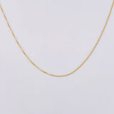 Cadena Singapur 1.05 g / 19 3/4 in / 0.6 mm Oro Amarillo 18K