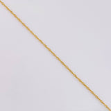 Cadena Singapur 1.05 g / 19 3/4 in / 0.6 mm Oro Amarillo 18K
