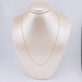 Cadena Singapur 1.05 g / 19 1/2 in / 0.6 mm Oro Amarillo 18K