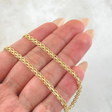 Cadena China 11.05gr / 23 1/2 in / Oro Amarillo +1 18K ©