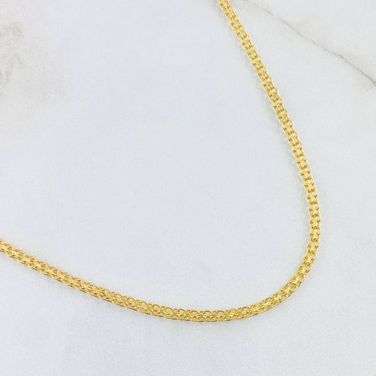 Cadena China 7.2gr / 23 1/2 in / Oro Amarillo +1 18K ©