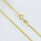 Cadena China 3.1gr / 23 1/2 in / Oro Amarillo +1 18K