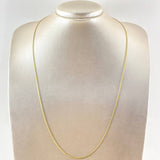 Bismark Chain 2.35gr / 23 1/2 in / 1.2mm 18K Yellow Gold +1 *