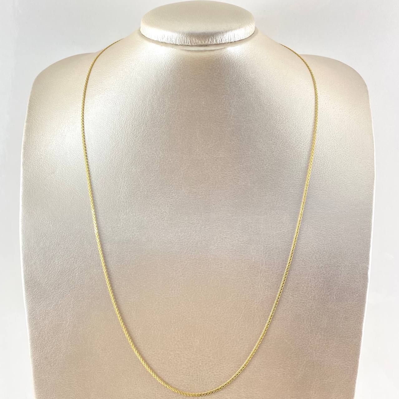 Cadena China 3.1gr / 23 1/2 in / 1.4mm Oro Amarillo +1 18K *