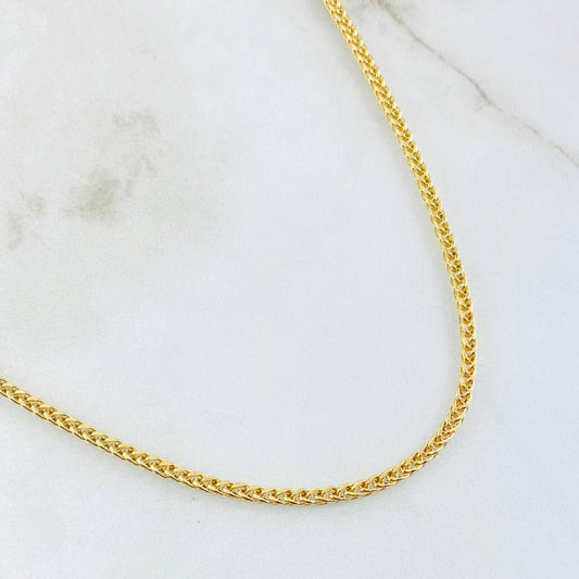 Cadena Franco 4.6gr / 19 3/4 in / Oro Amarillo +3 18K *