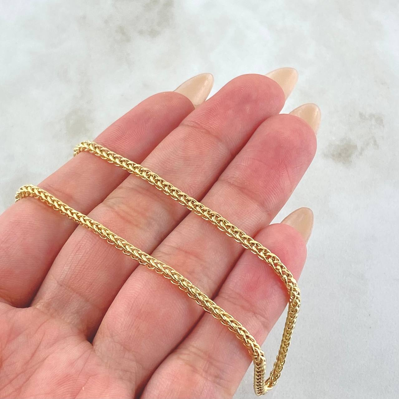 Cadena Franco 4.6gr / 19 3/4 in / Oro Amarillo +3 18K *