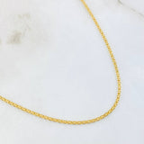 Cadena China 3.85 g / 23 1/2 in / 2.2 mm Oro Amarillo 18K
