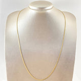 Cadena China 3.85 g / 23 1/2 in / 2.2 mm Oro Amarillo 18K
