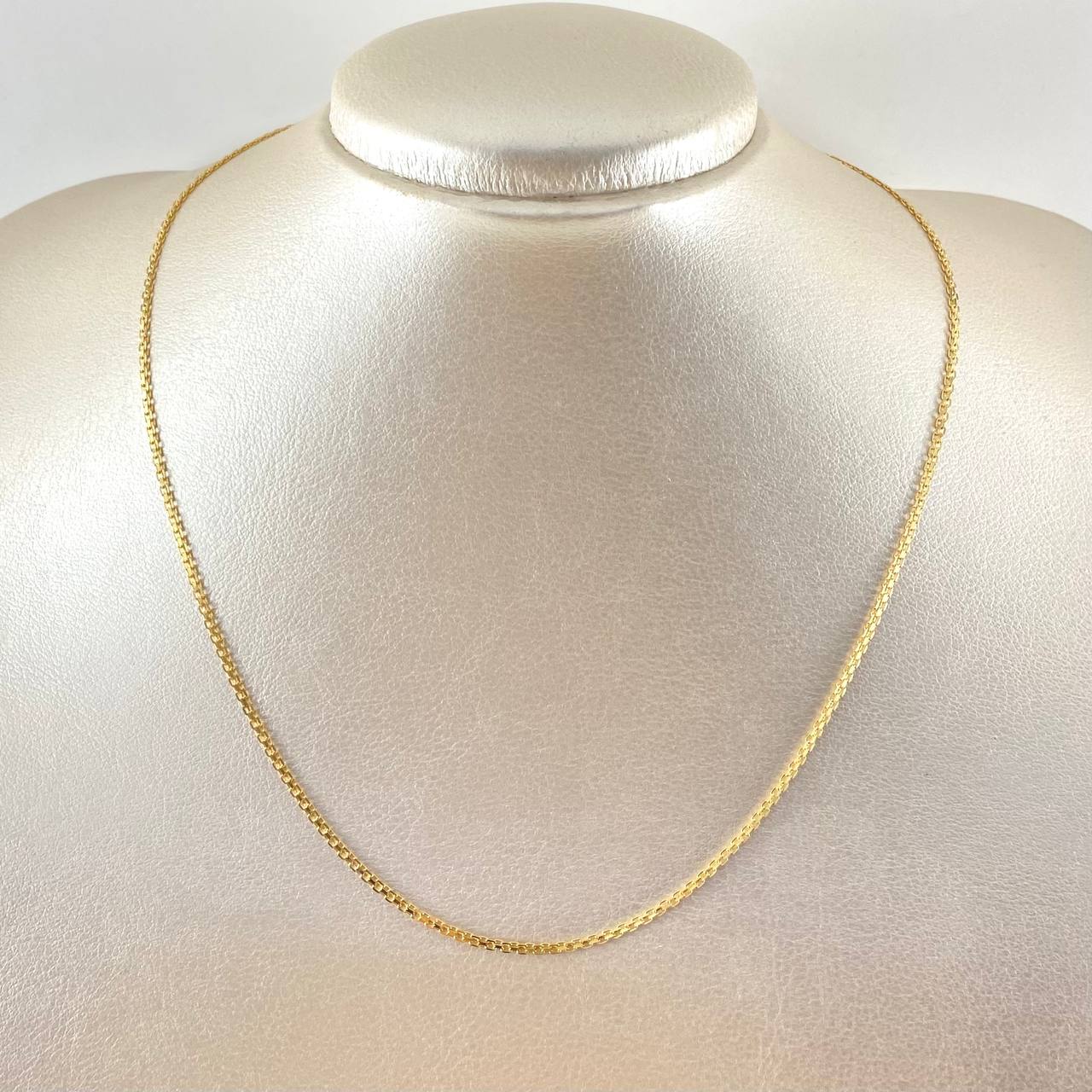 Cadena China 3.05gr / 17 3/4 in / Oro Amarillo +1 18K ©