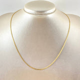 Cadena China 3.15gr / 17 3/4 in / Oro Amarillo +1 18K ©