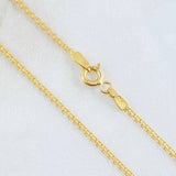 Cadena China 2.3gr / 17 3/4 in / Oro Amarillo +1 18K !
