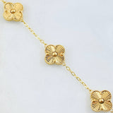 Clover Bracelet Gold 8gr / 7 1/2 in / 18K Gold