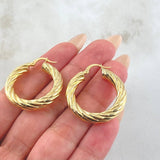 Candongas Sofi 4.9gr / 1 1/4 in / Oro Amarillo 18K *