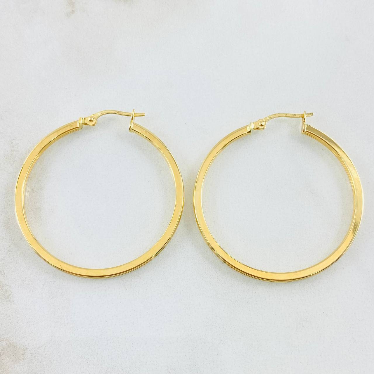 Candongas Andy 2.4gr / 1 1/2 in / Oro Amarillo 18K