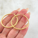 Candongas Andy 2.4gr / 1 1/2 in / Oro Amarillo 18K